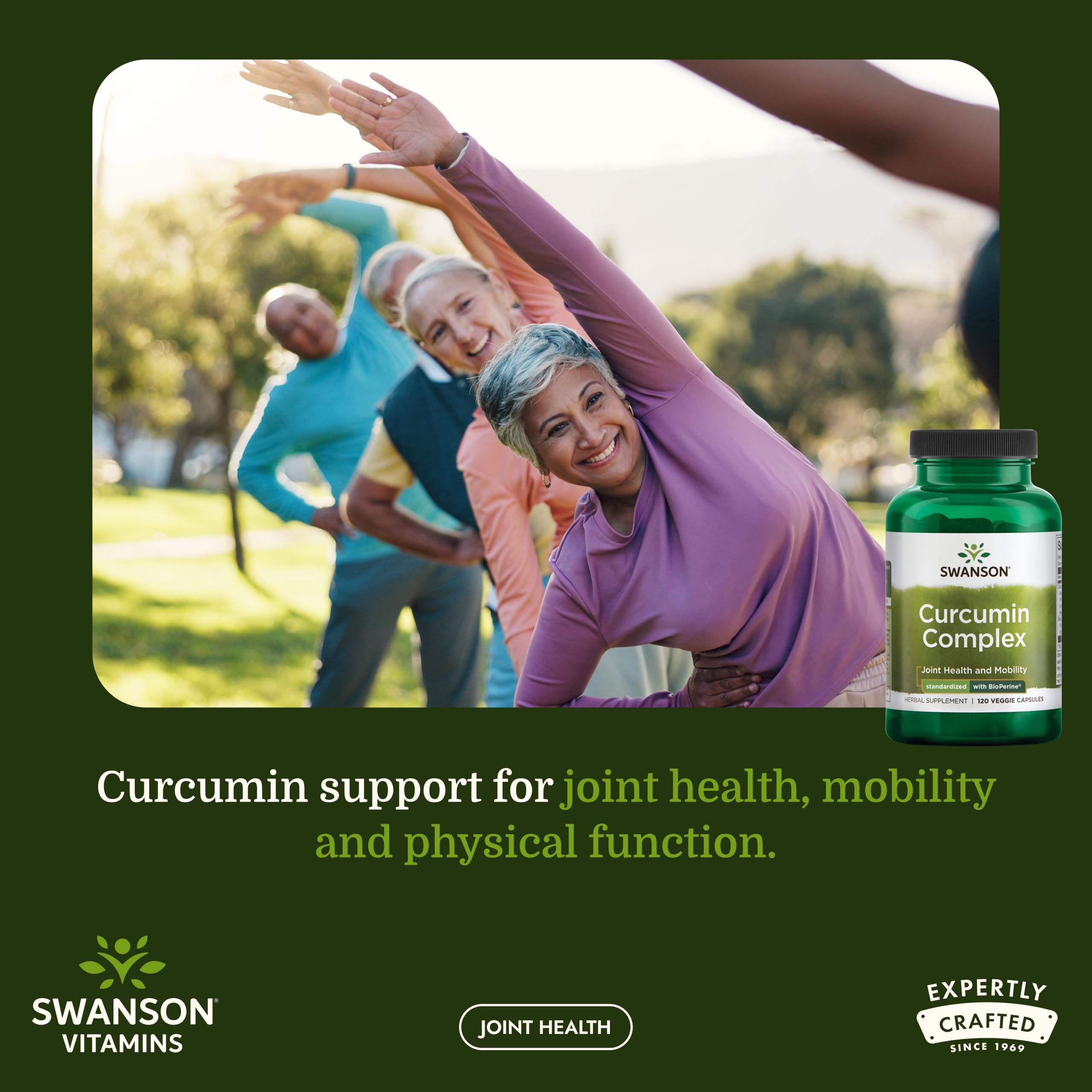 Swanson Curcumin Complex with BioPerine, 120 Veggie Capsules — Amazon image 2