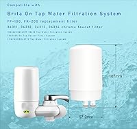 Vista 2 de Filtro de grifo FF100 compatible con filtro de grifo Brita®, 36311 36313 36312 36314 35618 7540545 FR-200 FF-100
