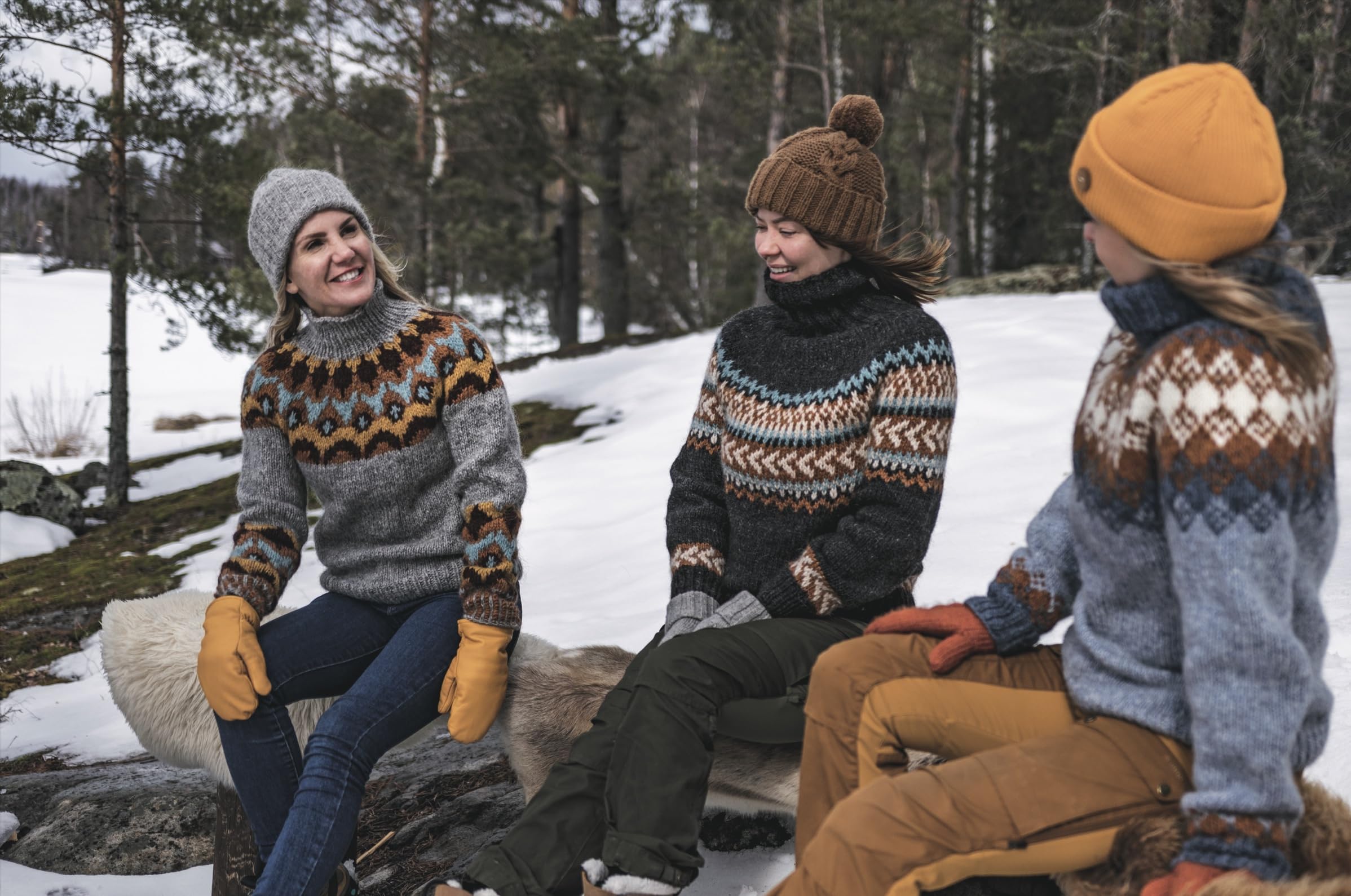 Villahullu. Nordisch stricken: Wunderschöne Strickpullover mit traditionell finnischen Mustern. Strickinfluencerin @Villahullu's beliebtes Skandi-Strickbuch endlich auf Deutsch!