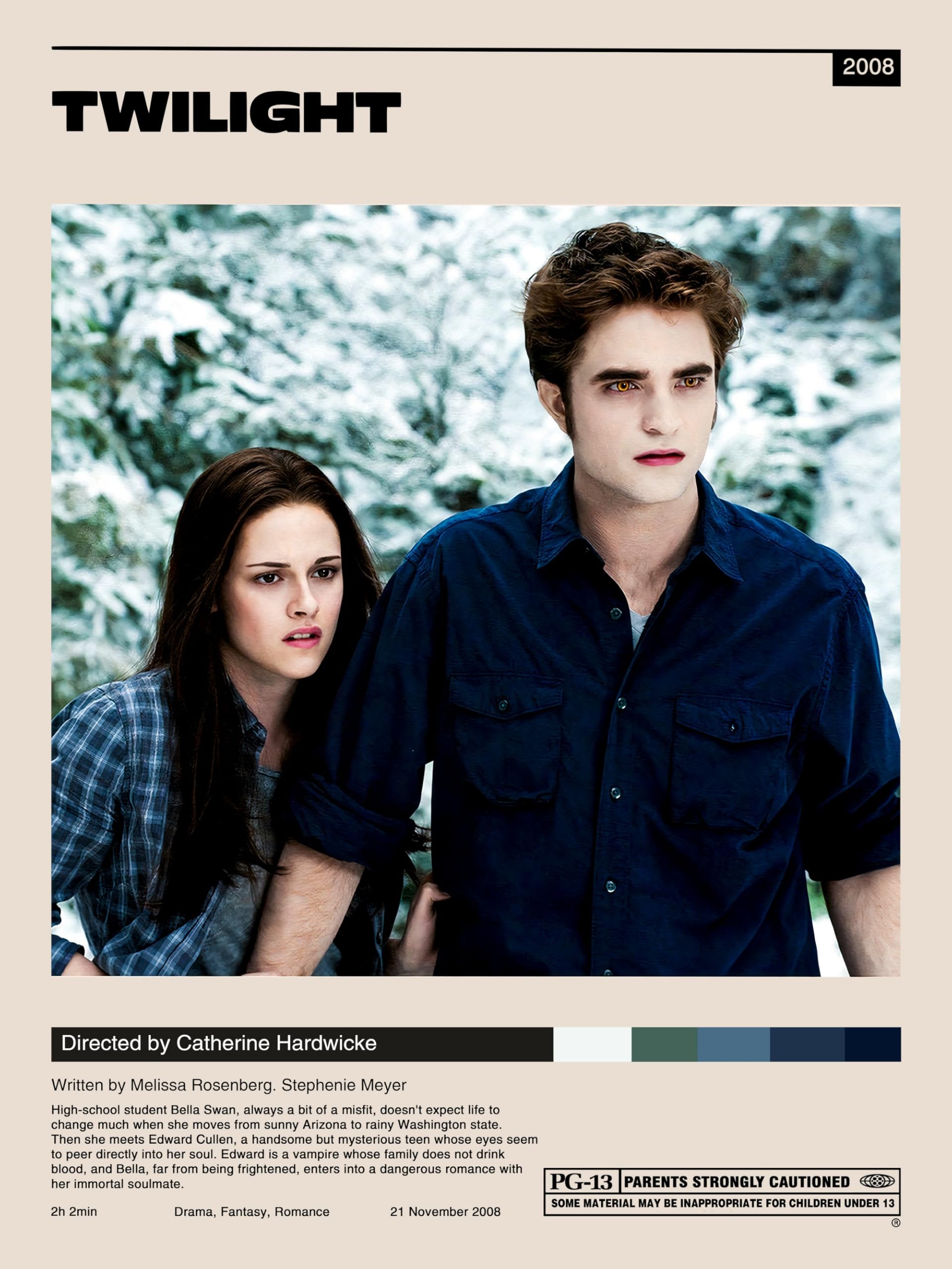 Postercinema Twilight Minimalist Poster 30 x 40 cm