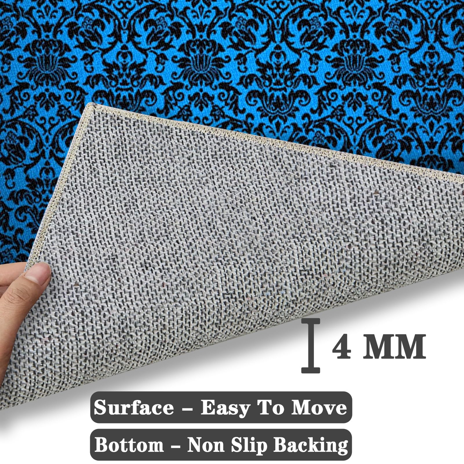 Tapis de Sol Gamer, Tapis Chaise de Bureau, Tapis de Sol Bureau, Tapis protège-Sol pour Chaise de Bureau, Antidérapant Tapis Chaise de Gaming, Tapis de Protection du Sol pour sols durs 160 x 200 cm