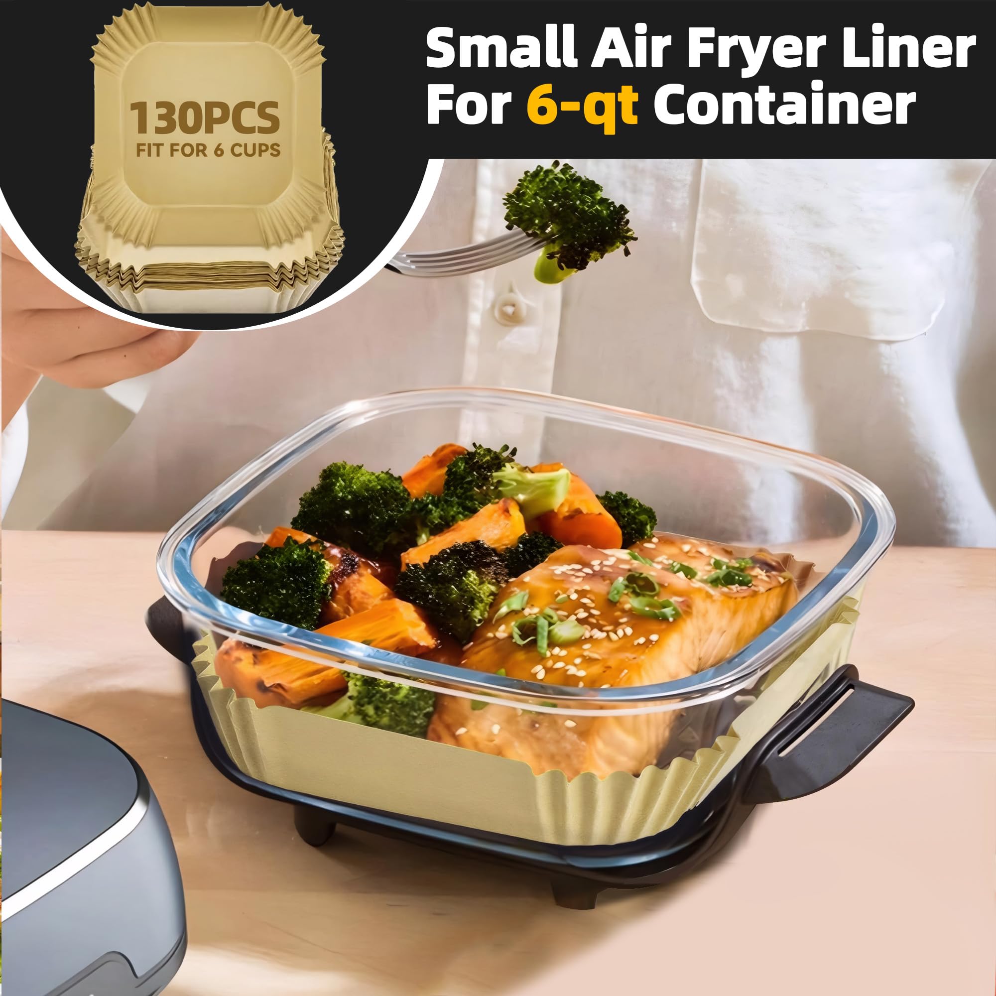 Amazon.co.jp: Ninja Crispi用エアフライヤーライナー 4イン1