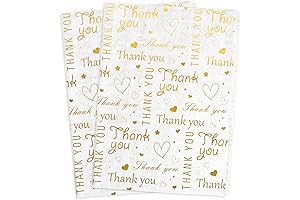 100 Sheets Thank You Tissue Paper for Small Business