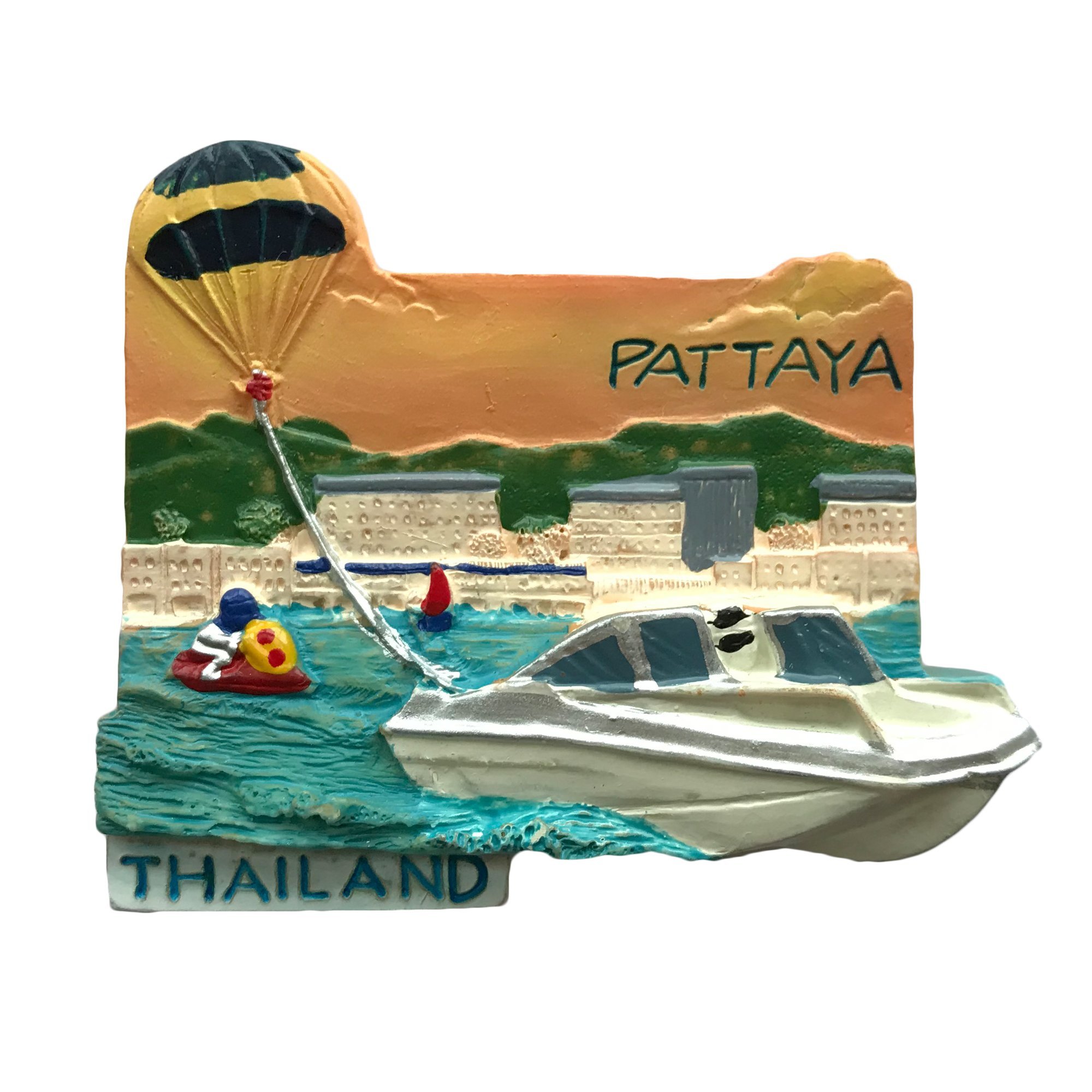 Wedarego Pattaya Thailand 3D Refrigerator Magnet Travel Souvenirs Collection,Home And Kitchen Decoration Thailand Fridge Magnet Magnetic Sticker