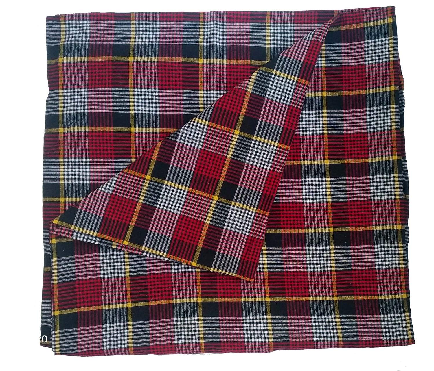 Cotton Mattress Cover Protector for Dewan with Zip (Multicolour)-picture-30