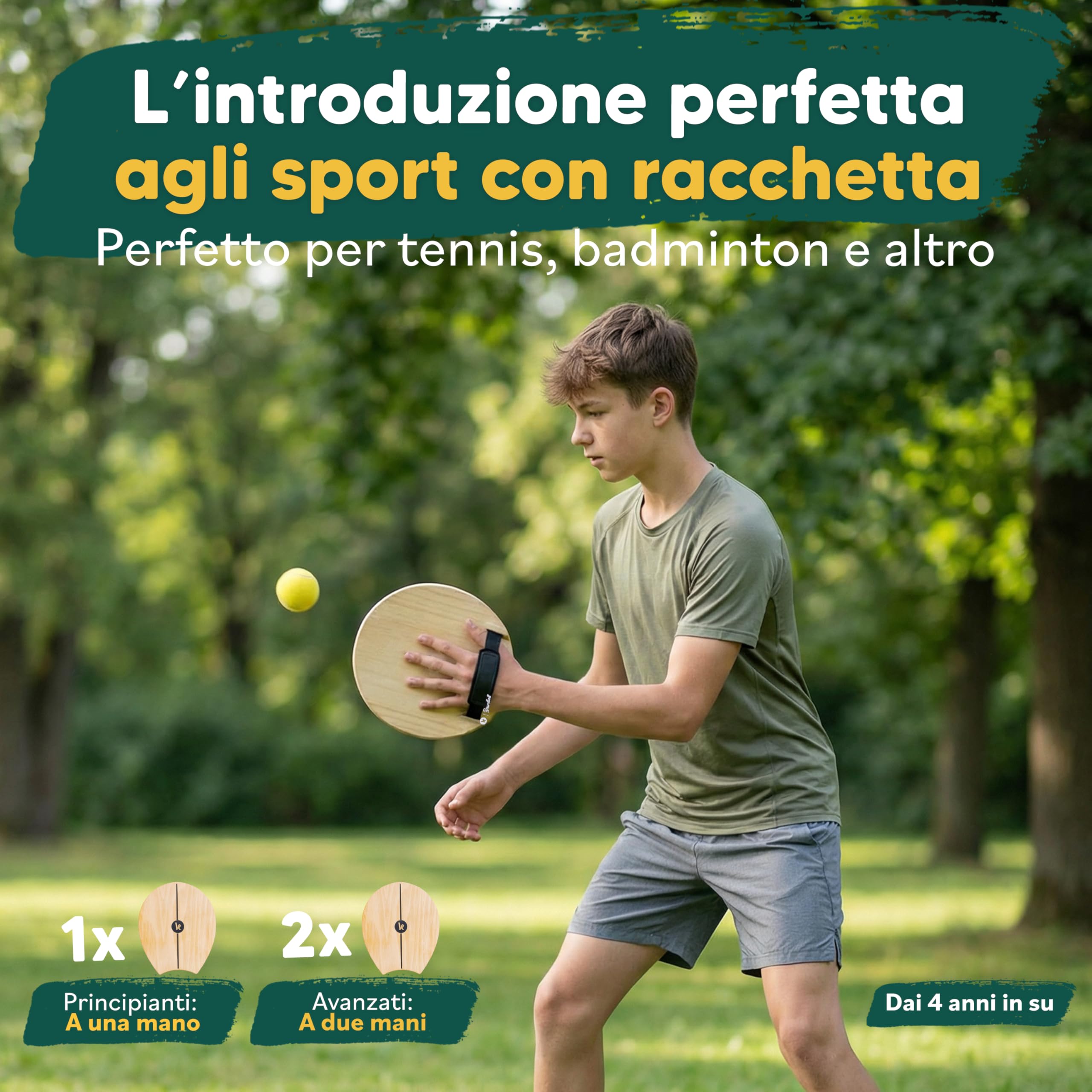 two46 Pallone da tavola | Gioco di palla in velcro è stato ieri –