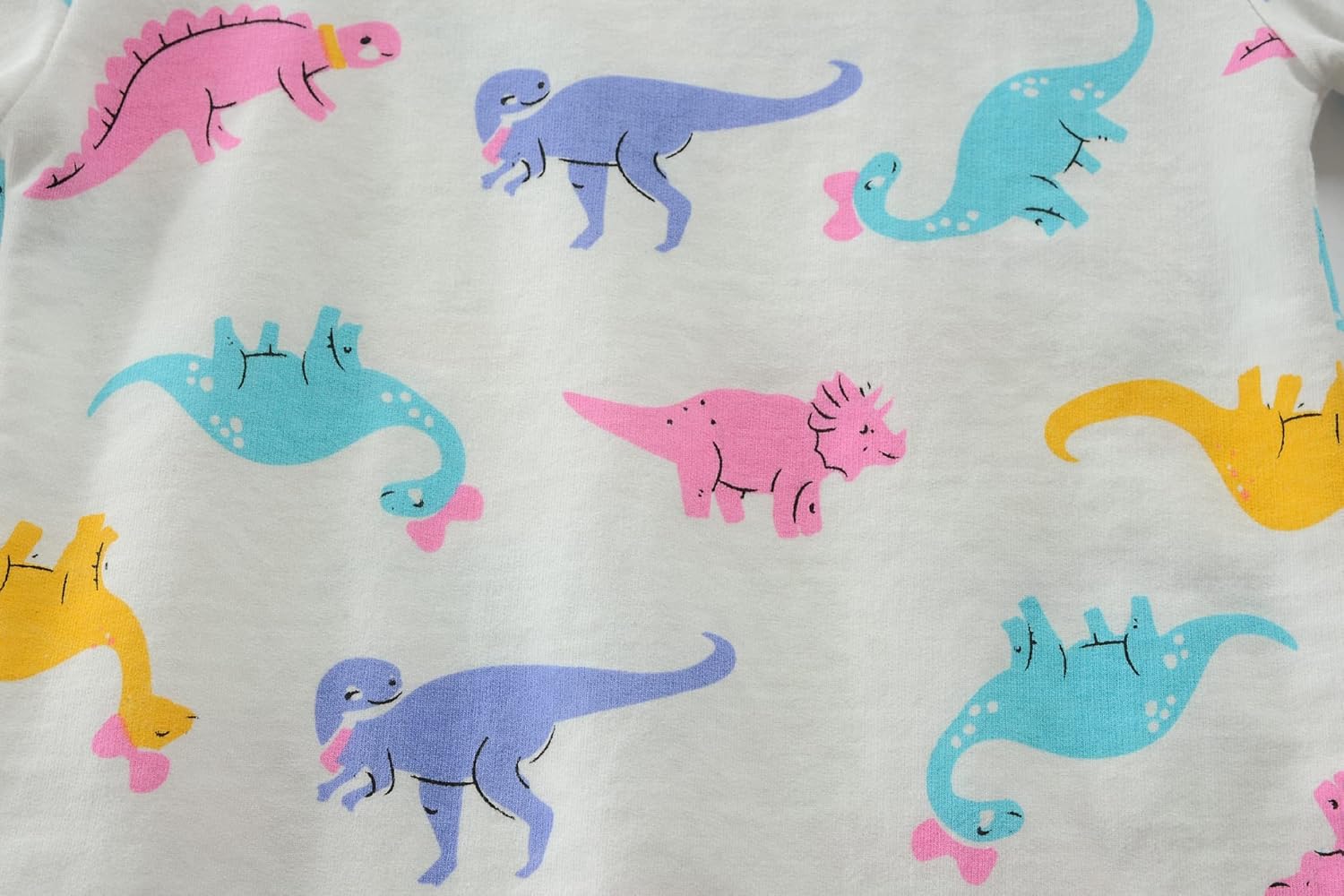 Little Hand Toddler Girls Pajamas 4 Pieces Pjs Sleepwear Summer Children Jammies Cotton Short Sets for 2-7T - Image 3