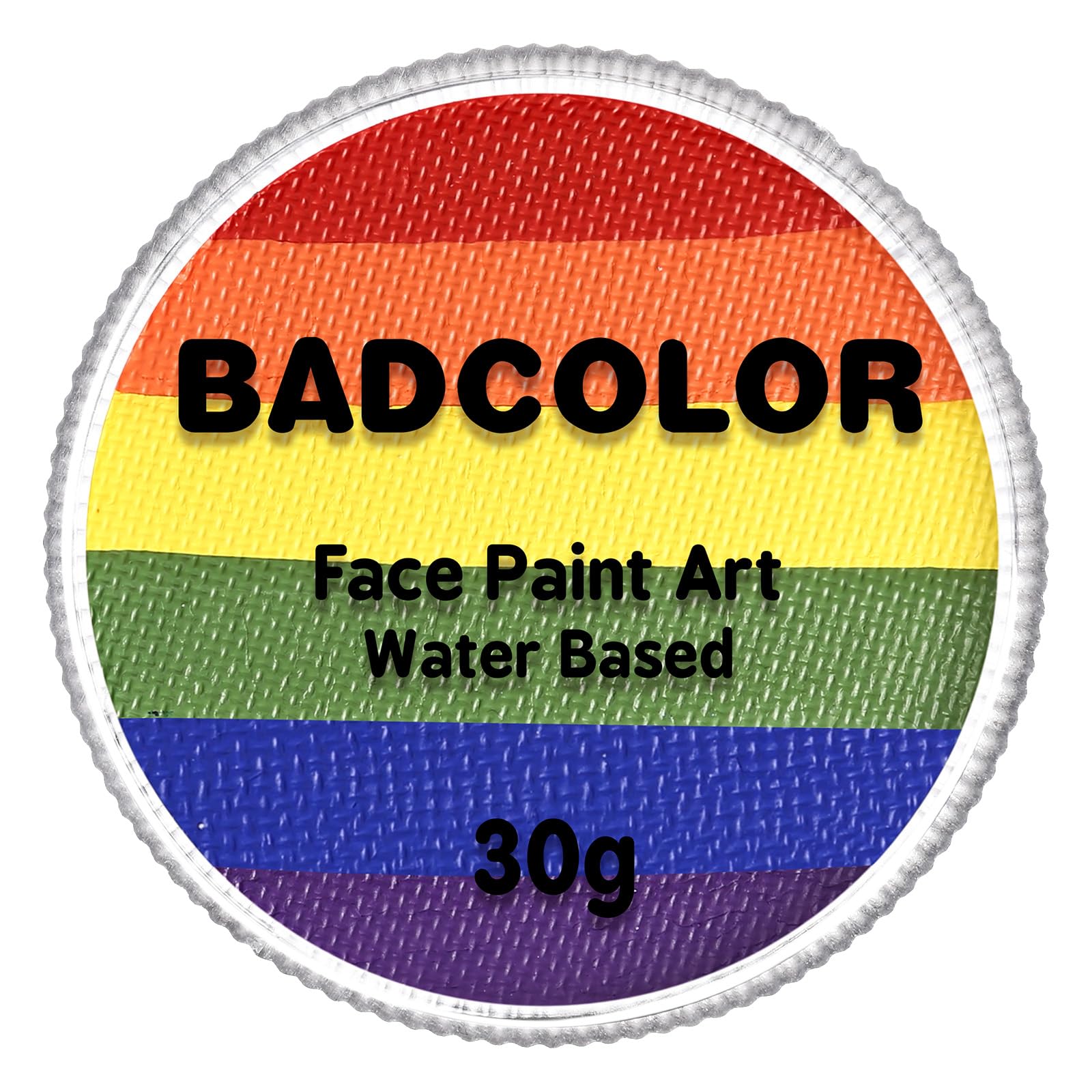 Pride Flag Face Body Paint, Rainbow Face Painting Kit for LGBT Gay Lesbian Pride Day Parades LGBTQ Celebrations Party, Water Based Facepaint for Kids Adults Halloween Cosplay Art Costume SFX Makeup