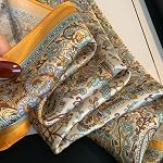 PoeticEHome Silk Neck Scarf for Women 21"x21" - 100% Mulberry Square Scarf, Soft & Lightweight with Elegant Gift Packaging