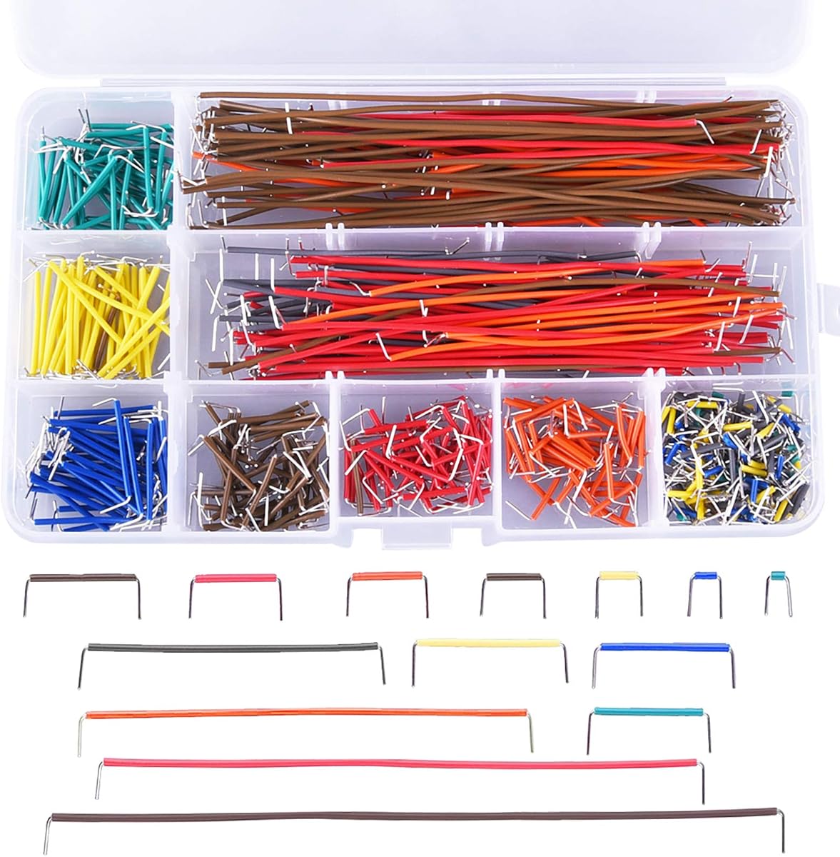 AUSTOR 560 Pieces Jumper Wire Kit Preformed Breadboard Jumper Wire