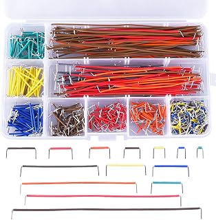 AUSTOR 560pcs Breadboard Jumper Wires Kit - 14 Lengths Preformed U-Shape 24AWG Male-to-Male with Storage Box