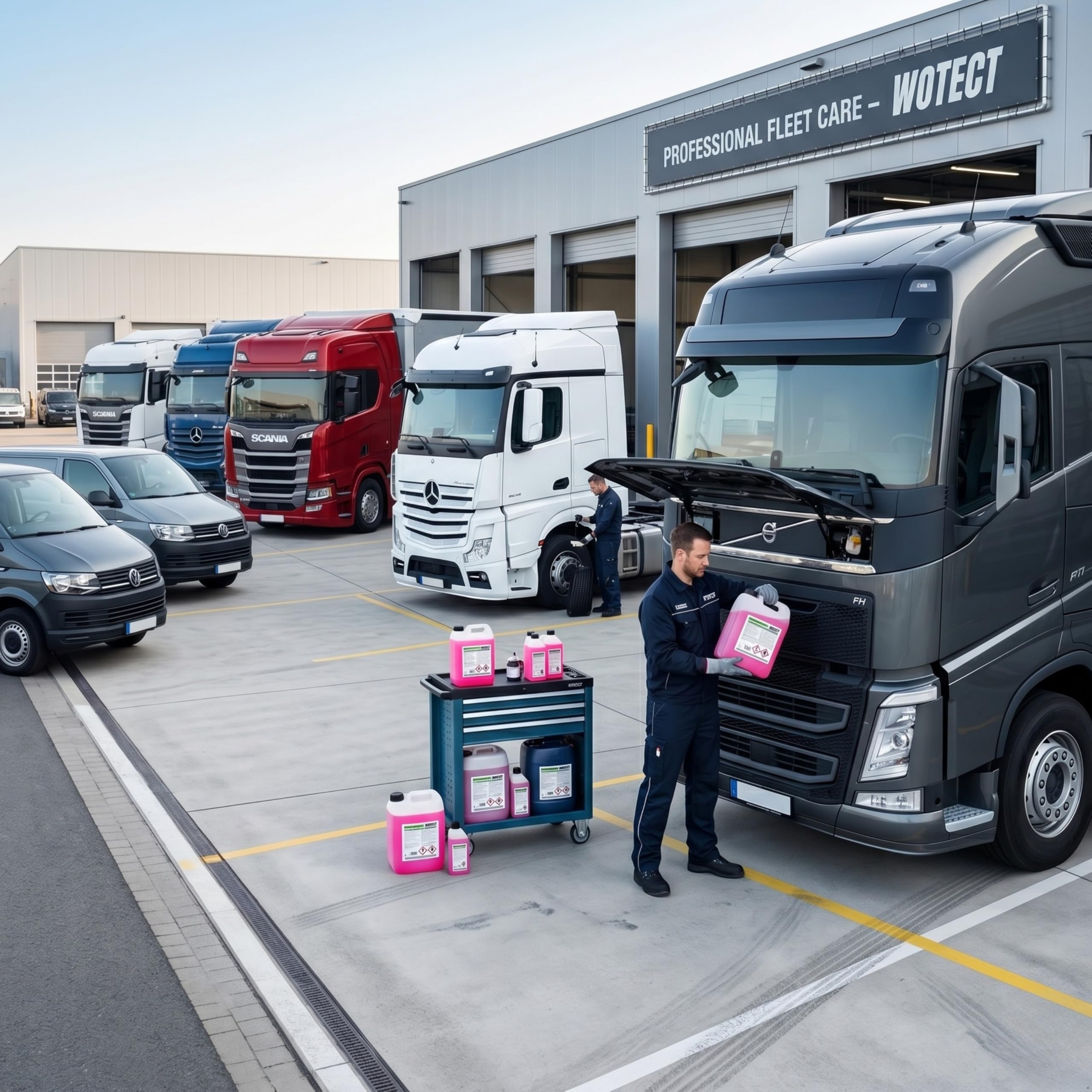 WOTECT 20L Kühlerfrostschutz Konzentrat G12 – Silikatfrei & Glycerinfrei – Rot/Rosa – Für PKW, LKW & Maschinen – Bis -35°C Frostschutz