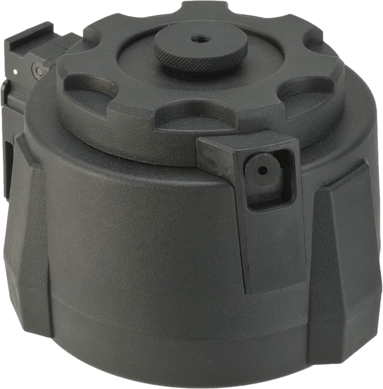 Evike Airsoft - Angel Custom 1500 Round Firestorm AEG Airsoft Drum Flashmag (Model: AK/Black)