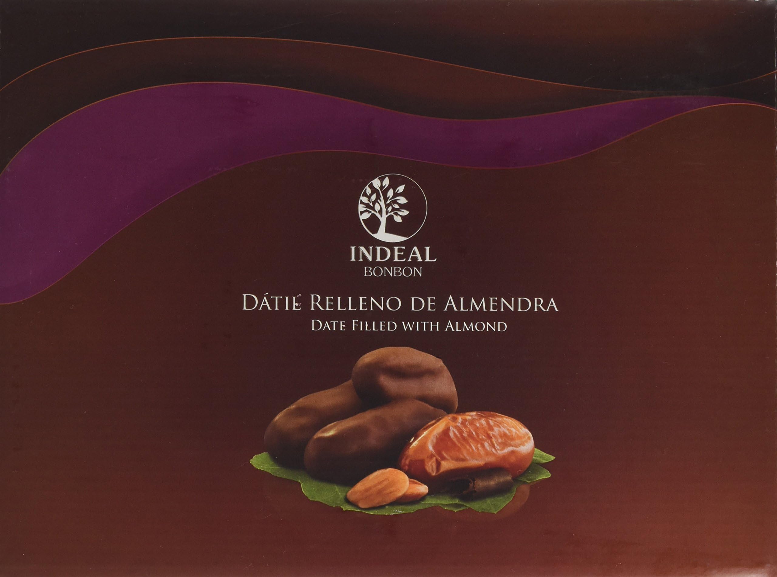Indeal Date Filled with Almond Coated in Dark Chocolate 1 kg