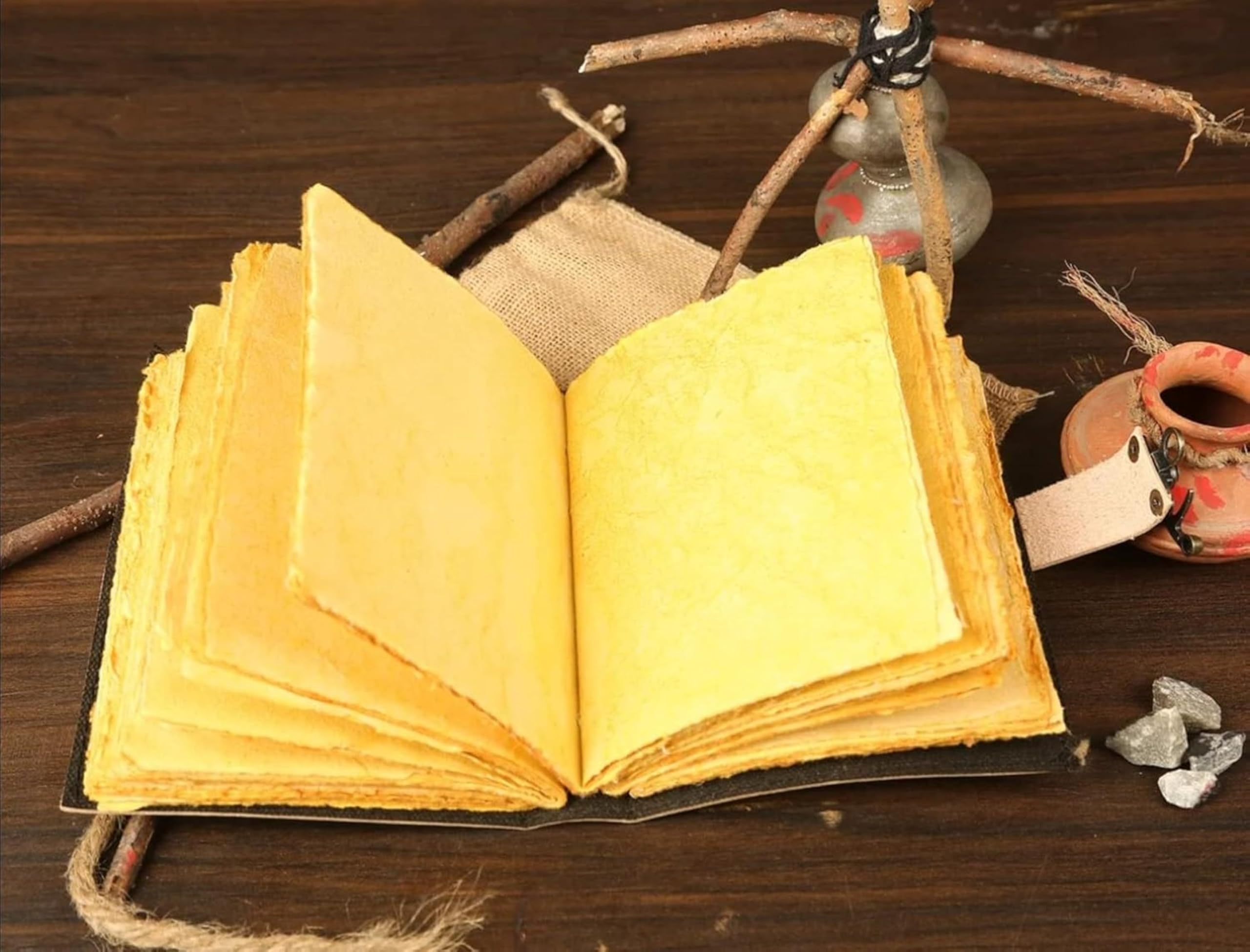 Grimoire-Tagebuch, Lederdruck, Caltic Cat Journal, blanko, Zauberbuch, Schattenbuch, Geschenk für ihn, Skizzenbuch, Tagebuch, Notizbuch