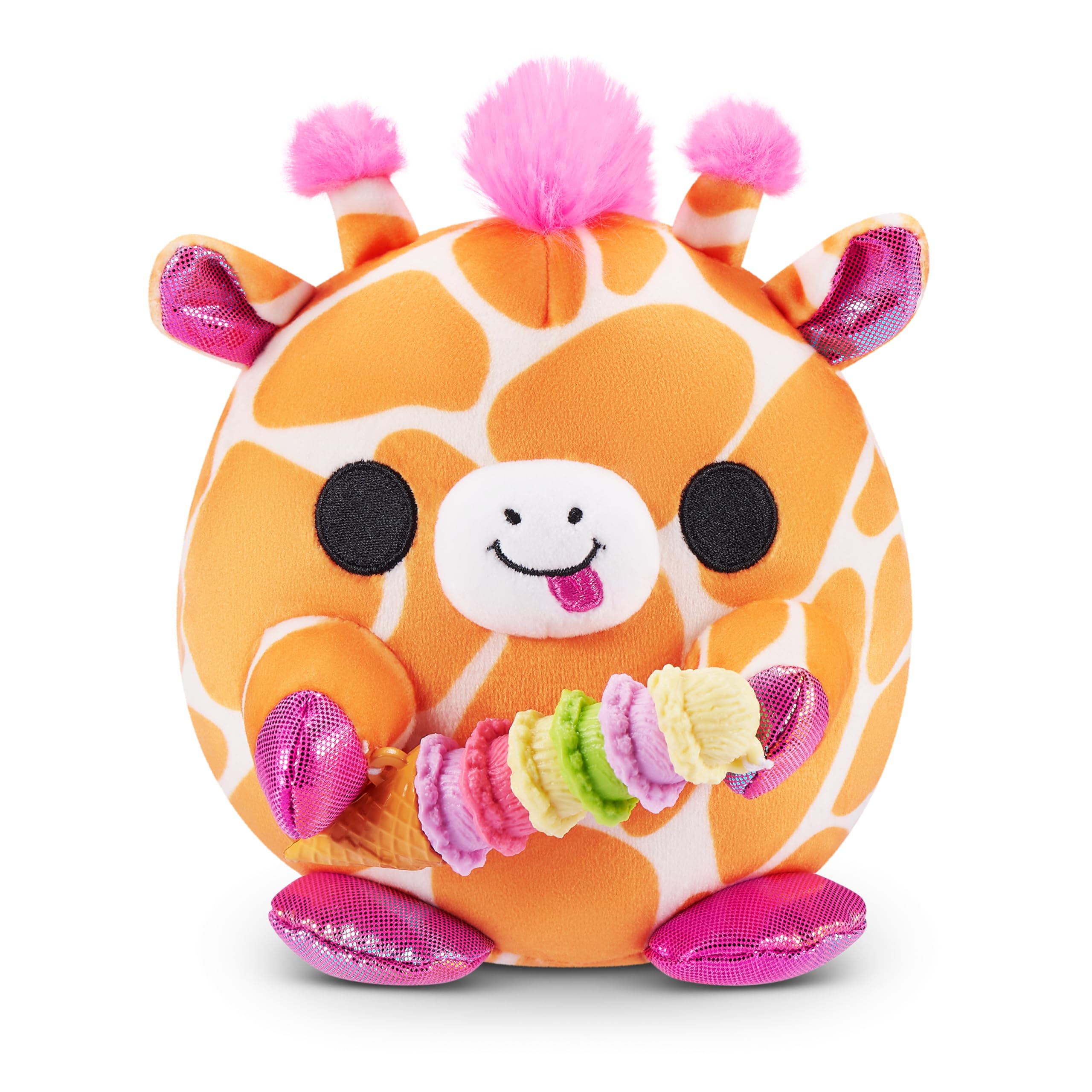 Snackles, peluche Serie 1 non da 13 cm di ZURU, peluche con accessorio snack (assortimento casuale)