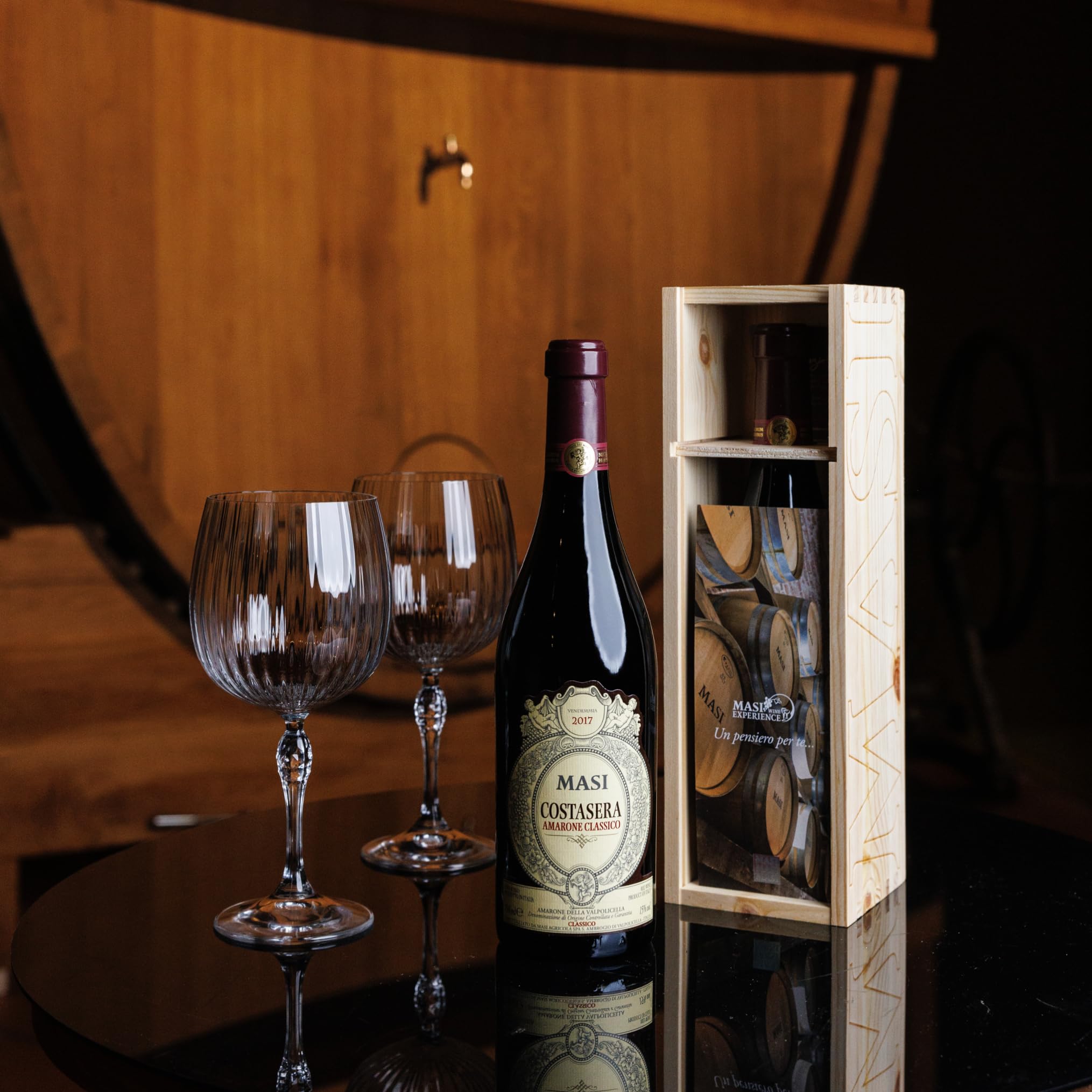 ESCLUSIVA ESPERIENZA CANTINA "MASI EXPERIENCE" & COSTASERA 2017 | Amarone Classico DOCG | 750 ml | Appassimento Expertise | Confezione in Legno