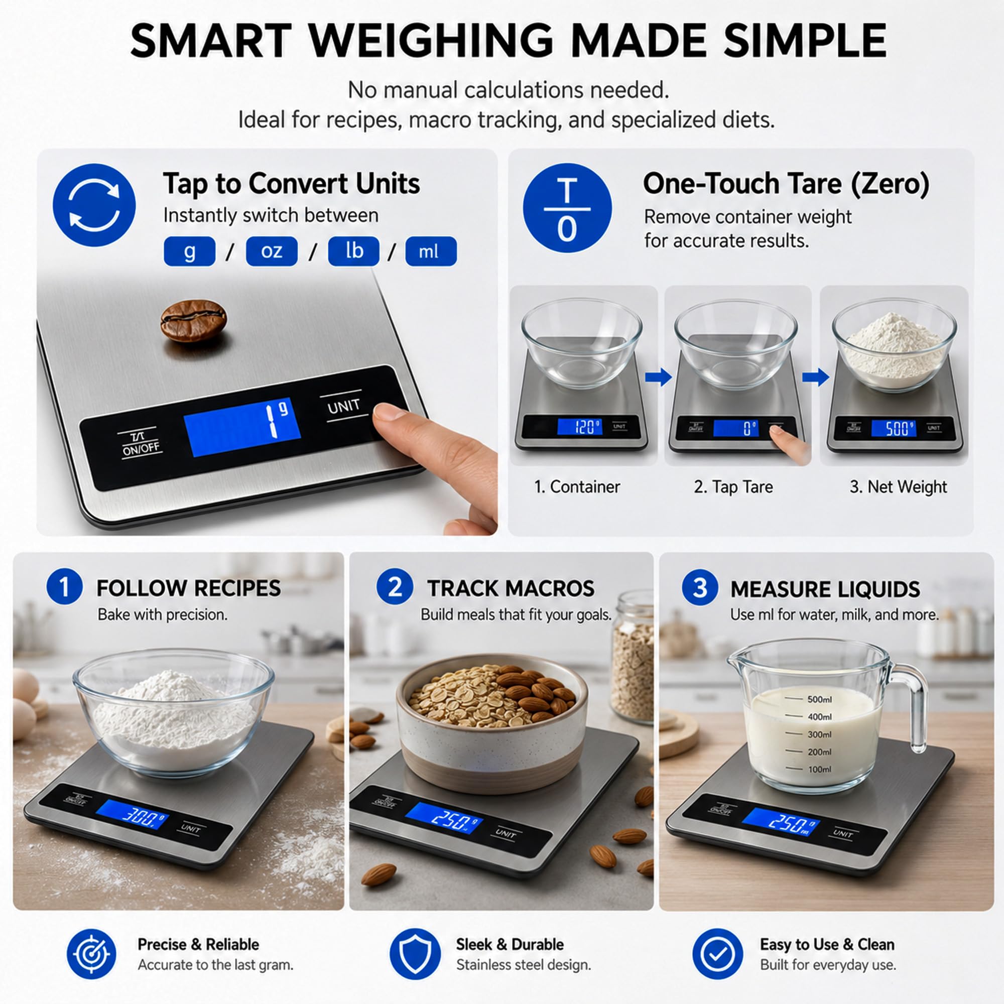 Bilancia da cucina digitale