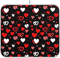 Vista 36 de Tapete de secado de platos con temática náutica para encimera de cocina, caballo marino, tortuga, pulpo, tapete de secado costero, súper absorbente