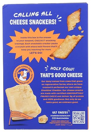 Cheddies, Crackers Double Cheddar, 4.2 Ounce