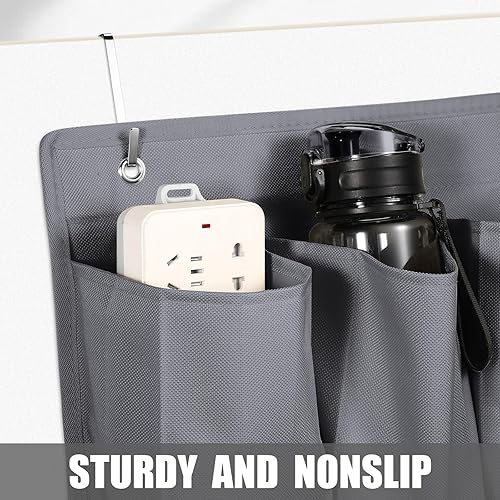 Miniatura 3 de Berlune 2 bolsillos de almacenamiento de zapatos de caravana de 44.1 pulgadas, organizador colgante de RV con 10 ganchos resistentes para zapatos,