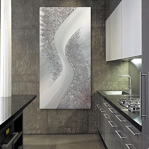 Miniatura 5 de Yotree Pinturas, 24x48 Pulgadas De Pinturas Al Óleo De La Mano De Pintura 3D Arte De Arte De Madera Dentro Enmarcado Colgante De La Decoración De La