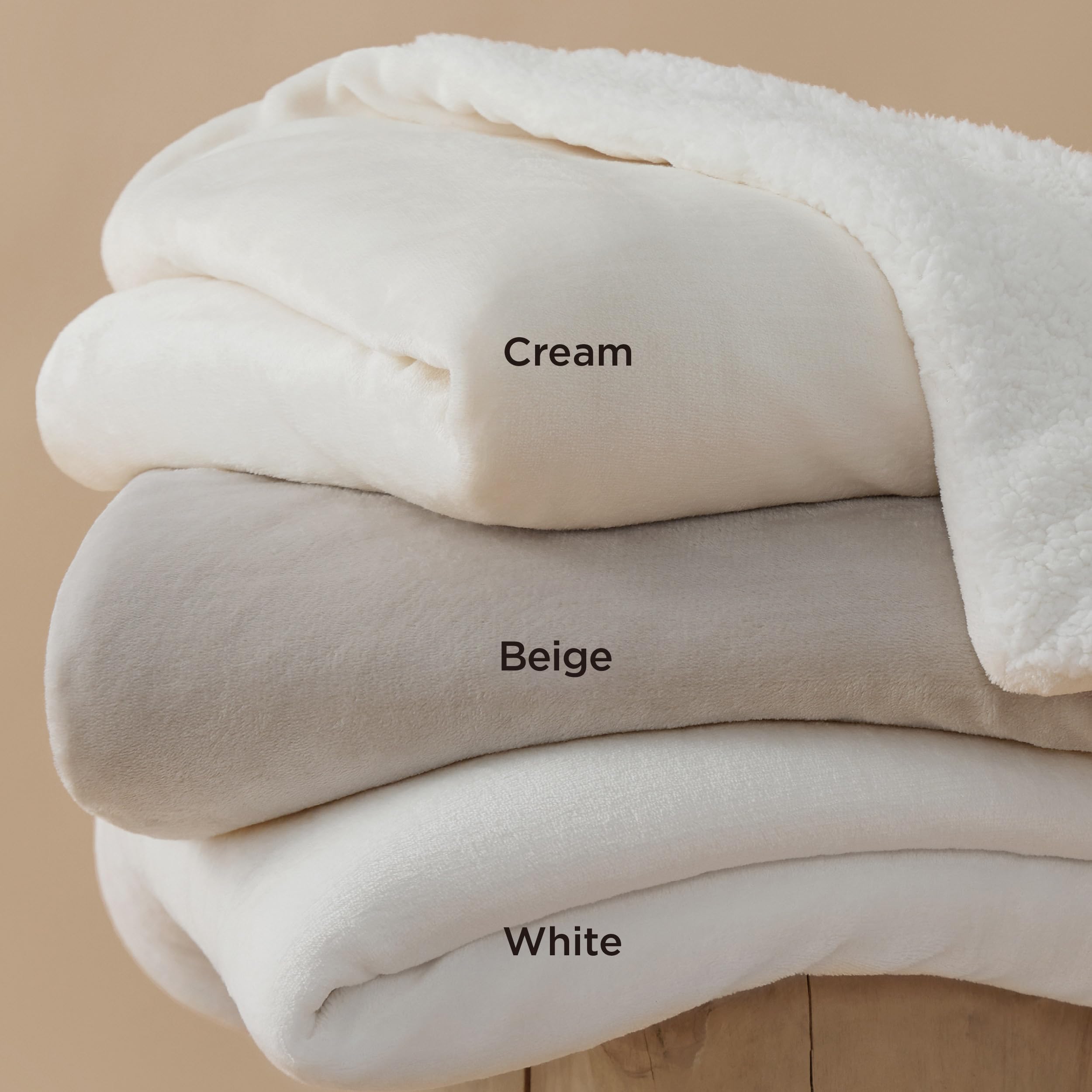 Amazon.com: Bedsure GentleSoft Sherpa Fleece Blanket Queen Size