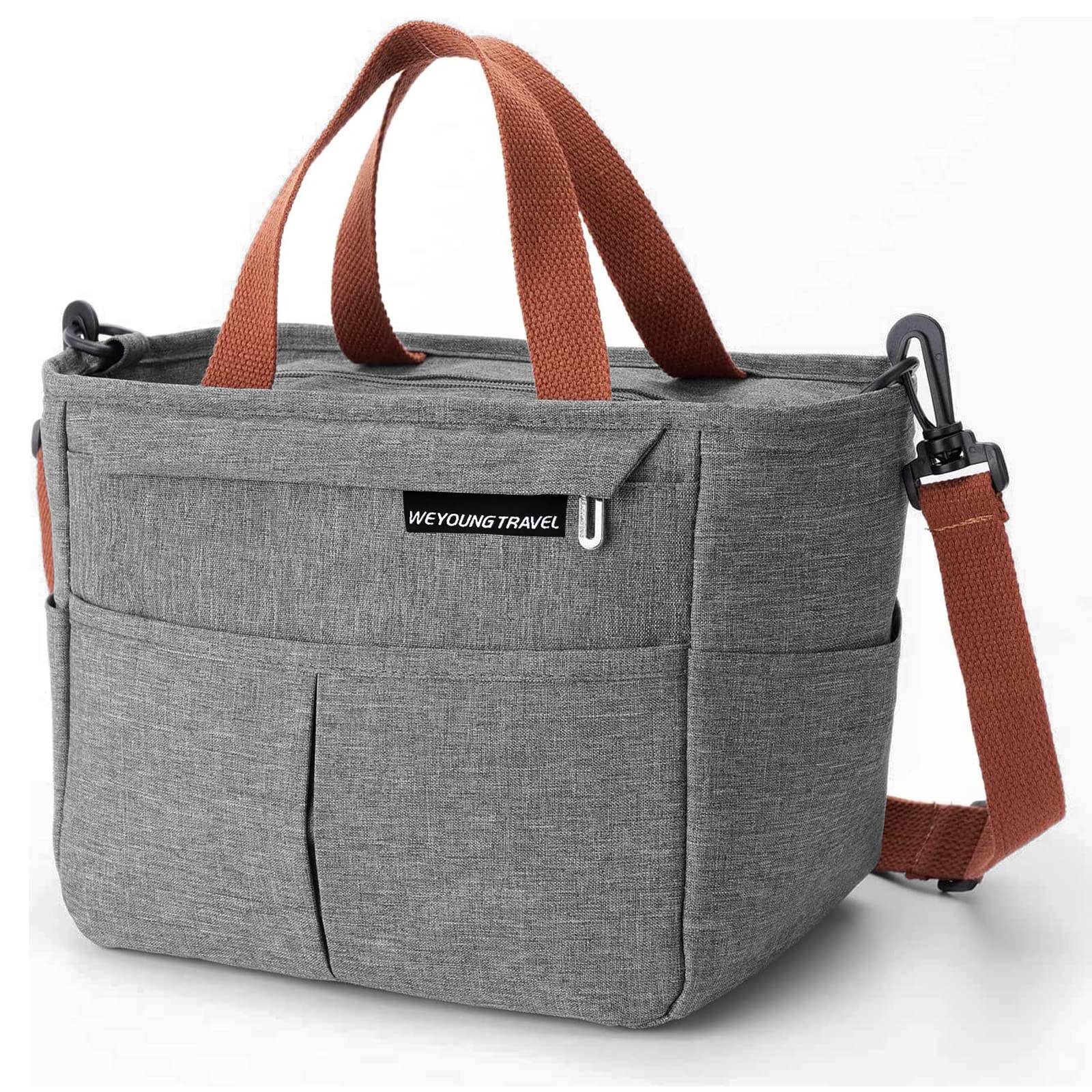 Suruid Borsa Termica Porta Pranzo,Borse Frigo Piccola per il Lavoro da  Donna e Uomo Bambini la Preparazione dei Pasti da Picnic Riutilizzabile con  Tracolla per La Ufficio Campeggio all'aperto : Amazon.it: Casa