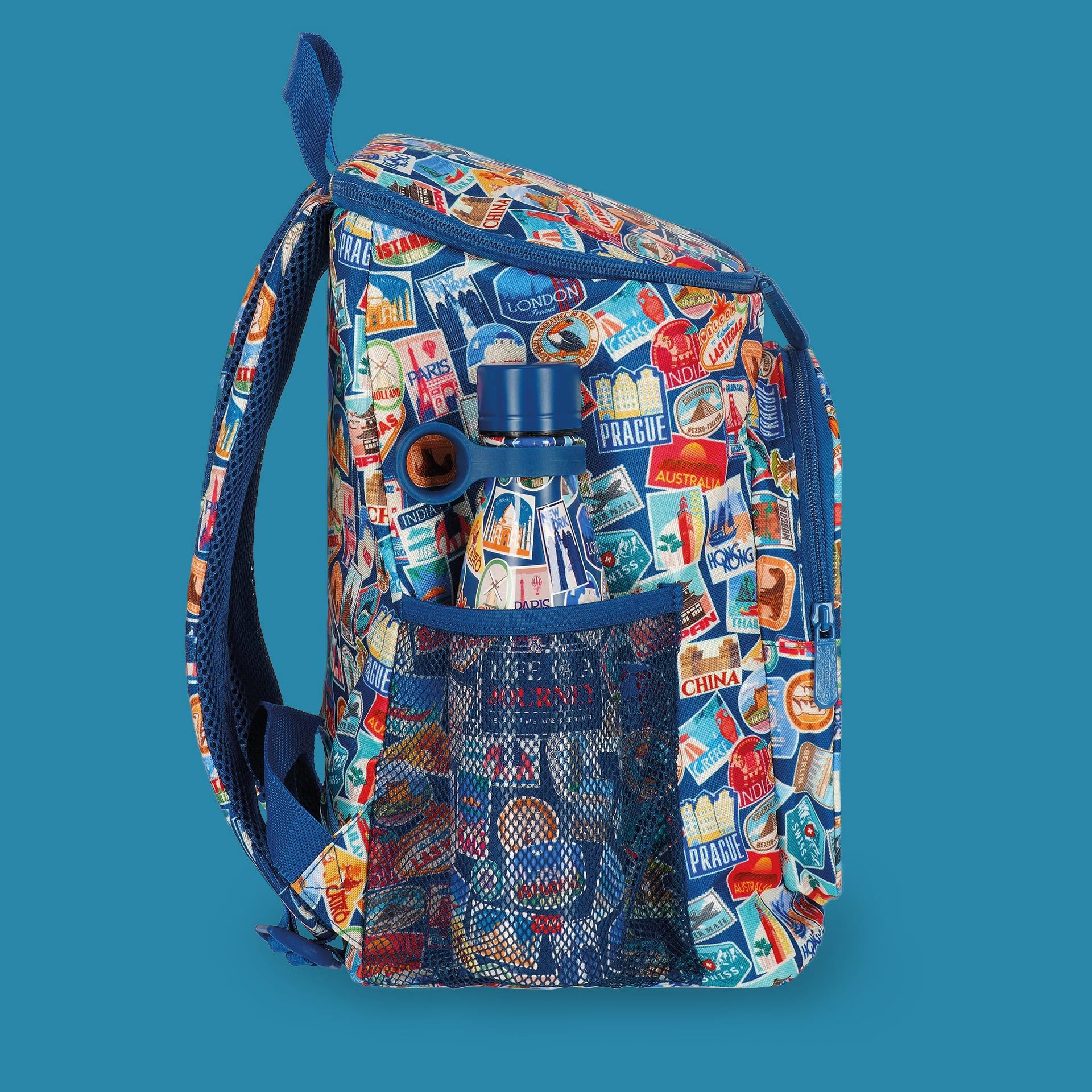 Legami - Thermorucksack Cooler Backpack, strapazierfähig, wärmeisolierend, tropfsicher, geräumig, Hauptfach, Mitteltasche, 2 Seitentaschen, 29 x 35 x 21 cm