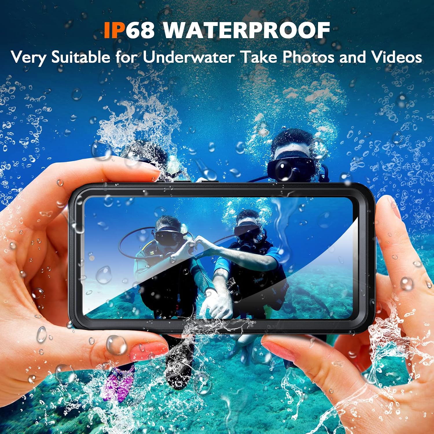 LK for Samsung Galaxy A53 5G Case Waterproof with Built-in Screen Protector [IP68 Underwater] Anti-Scratched Rugged Case [360°Full Body Heavy Duty Shockproof] Case for Samsung Galaxy A53 5G, Dustproof