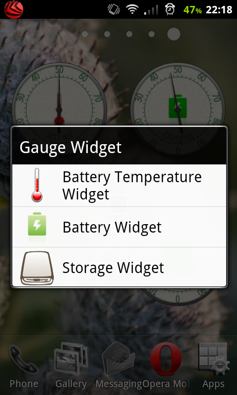 Android Widget Gauge