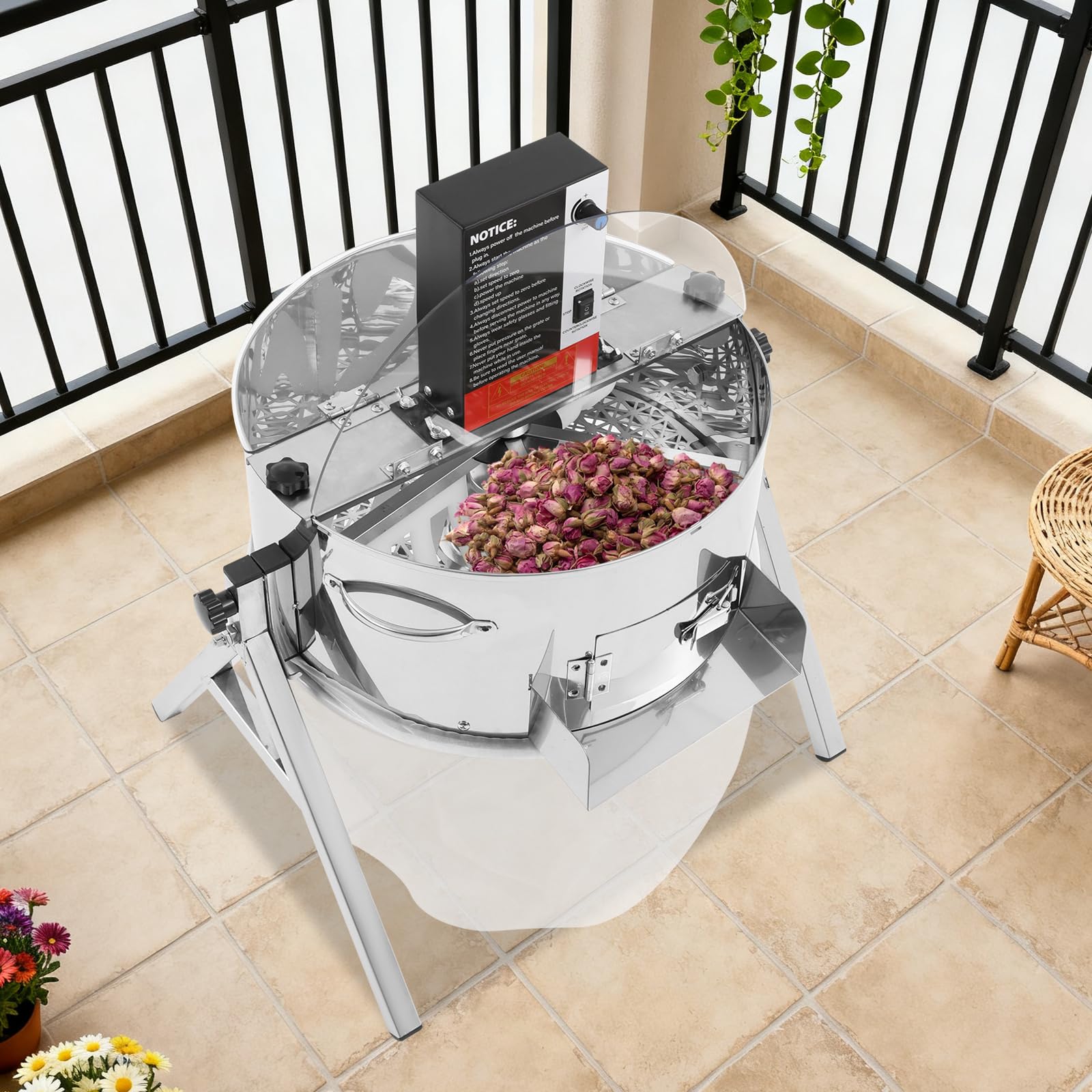 Elektrischer Knospen Trimmer, Edelstahl Gartenwerkzeug Mit Manuell Und Automatisch Modus, Hocheffizienter Blattschneider Für Pflanzenpflege Und Gartenbau