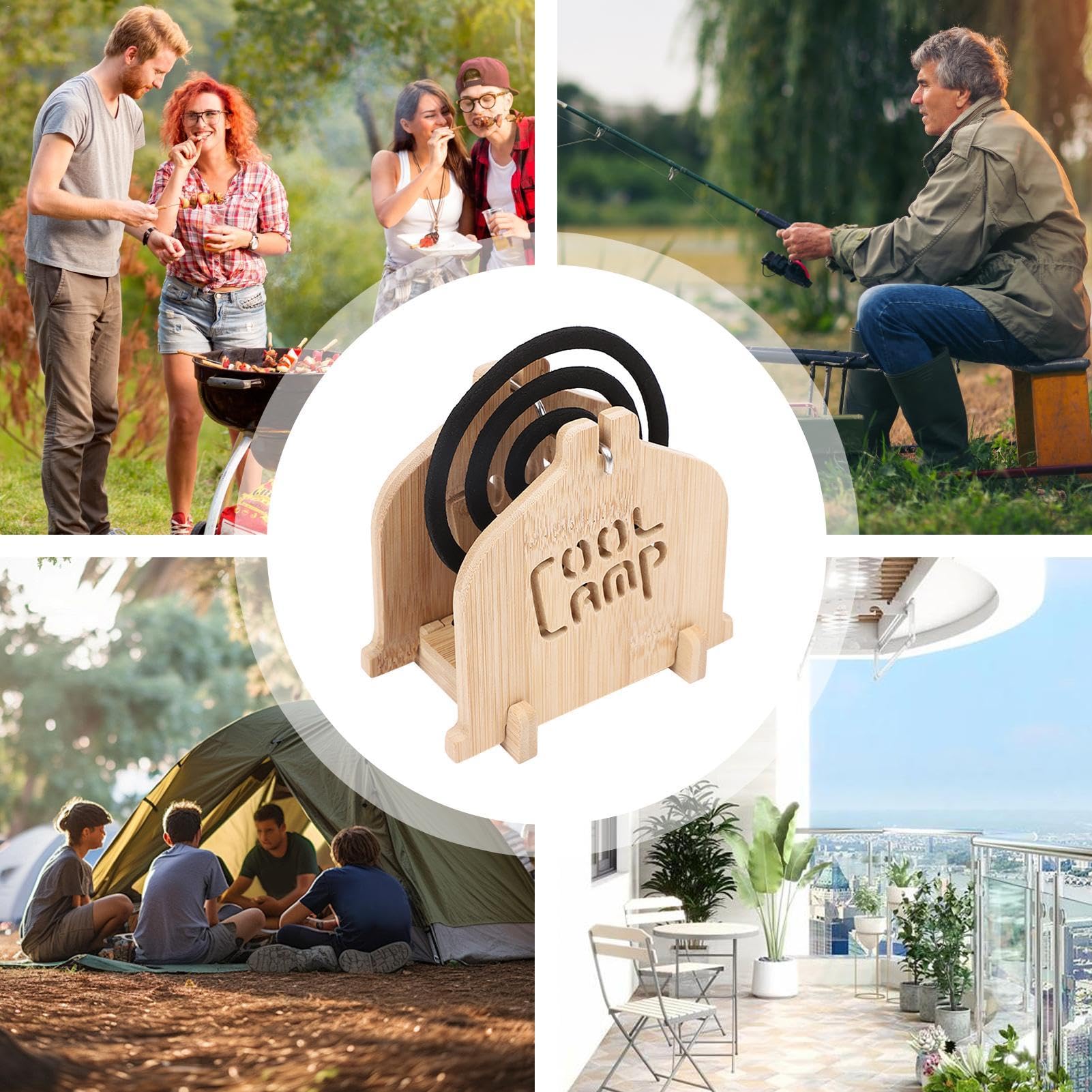 Porta Incenso a in Legno Rimovibile Portatile Country Decor Portaincenso