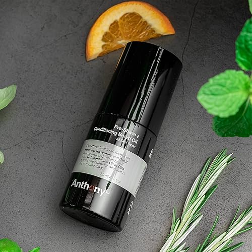 Miniatura 6 de Anthony Aceite de barba pre-afeitado y acondicionador, 2 onzas líquidas bálsamo para después del afeitado para hombres, 3 onzas líquidas