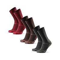 DANISH ENDURANCE 3 Paia Calze Trekking in Lana Merino, Anti-Vescica