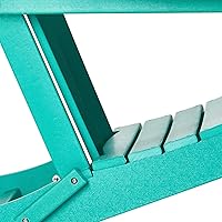 Vista 170 de WestinTrends Malibu - Juego de 2 sillas Adirondack plegables de polietileno para exteriores, color lima