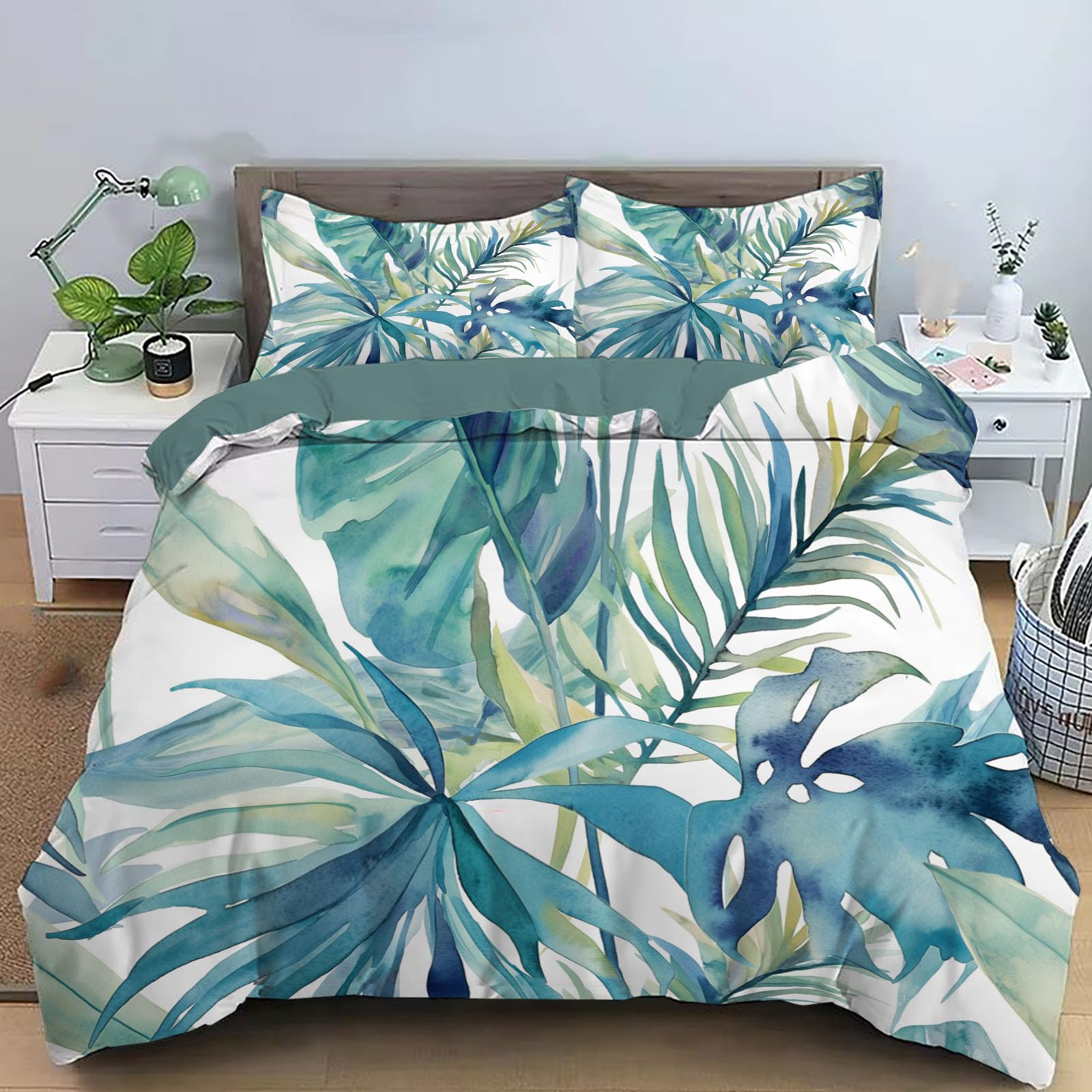 Housse de couette 200x200 imprimé 3D grand teint pour un lit éclatant et durable
