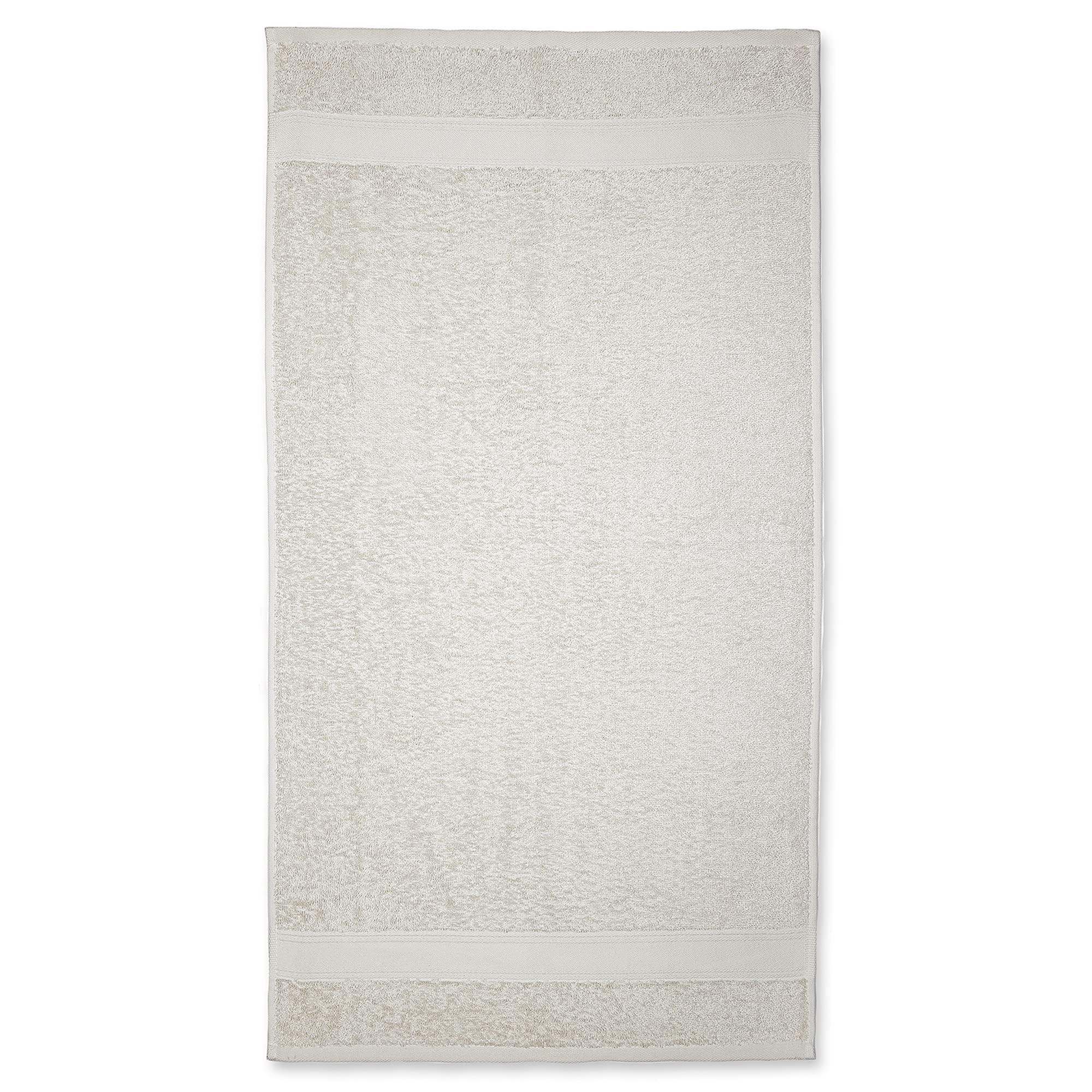 JUEGO DE 6 TOALLAS DE BAÑO: BEIGE Y GRIS: TOALLAS DE CORTESÍA 30X50; DE LAVABO 50X90; DE DUCHA 70X140 CM; 450 GR/M2 100% ALGODÓN
