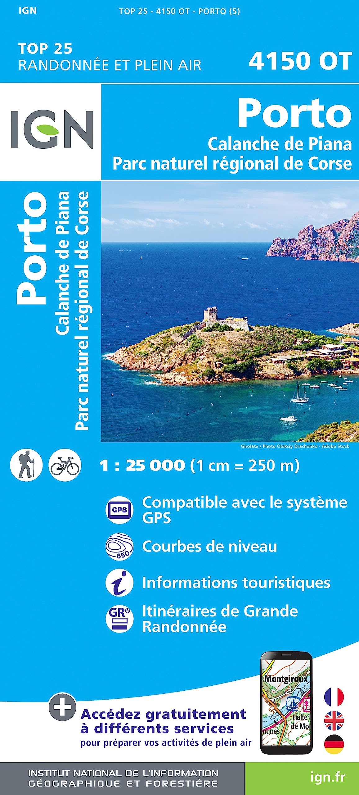 Porto / Calanche de Piana / PNR de Corse: 4150OT (TOP 25)