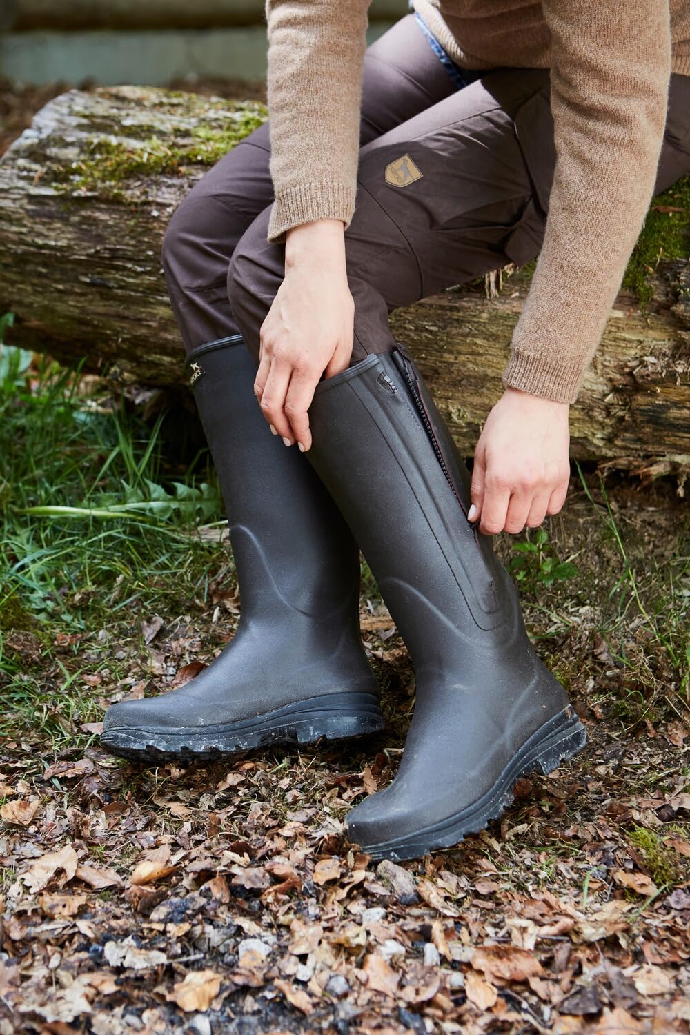 Parforce Gummistiefel mit Reißverschluss und Neoprenfutter