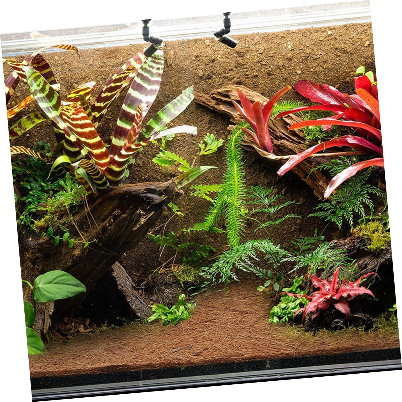 Jute Fiber Worm Blanket for Worm Farms Lizard Terrarium Cushion Manure Loading Pad for PET Containers Sturdy Non-Slip Design
