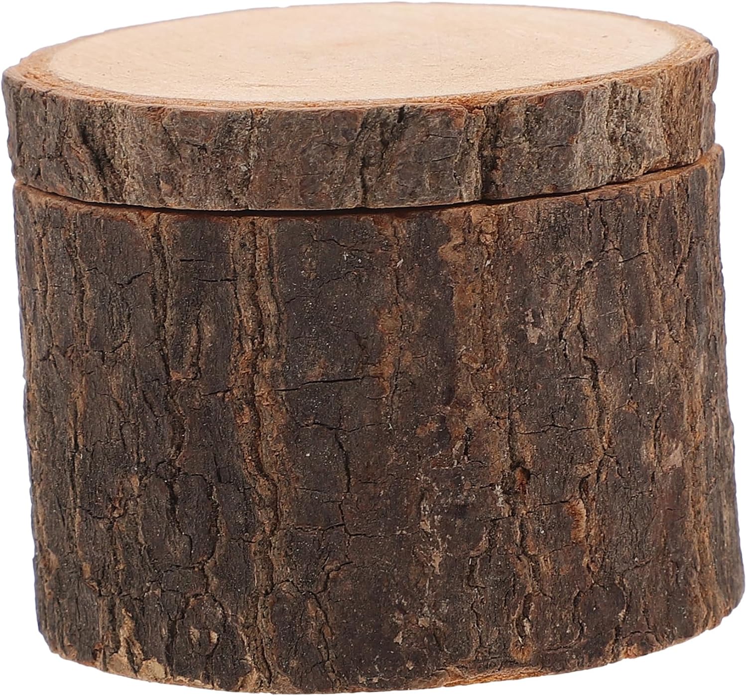 Mikinona 1pc Wooden Box Elegant Jewelry Container for Engagement Weddings and Special Occasions Rustic Holder for Earrings Protects from Scratches and Dirt
