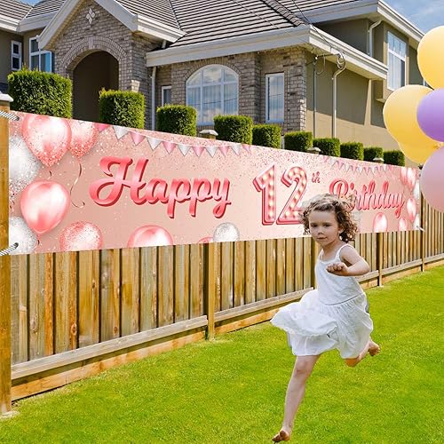 Miniatura 10 de Cartel de feliz cumpleaños 95 de oro rosa, telón de fondo de globos de confeti de 95 años, decoración temática de globos de confeti para mujeres de