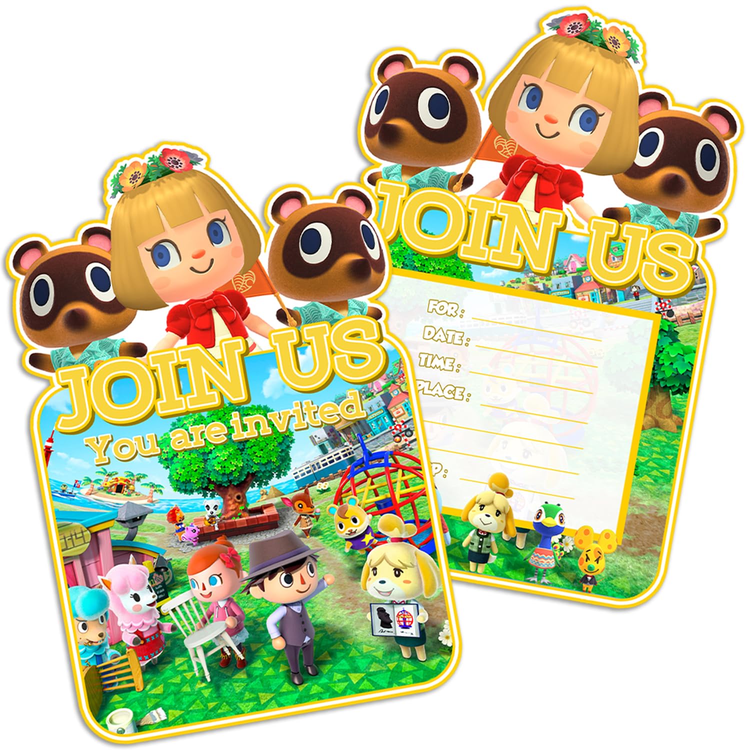amazon-com-20packs-animal-crossing-birthday-invitation-cards-animal-crossing-invitation-cards-office-products for Animal Crossing Birthday Card Printable Free Amazon.com : 20Packs Animal-Crossing Birthday Invitation Cards Animal- Crossing Invitation Cards : Office Products for Animal Crossing Birthday Card Printable Free