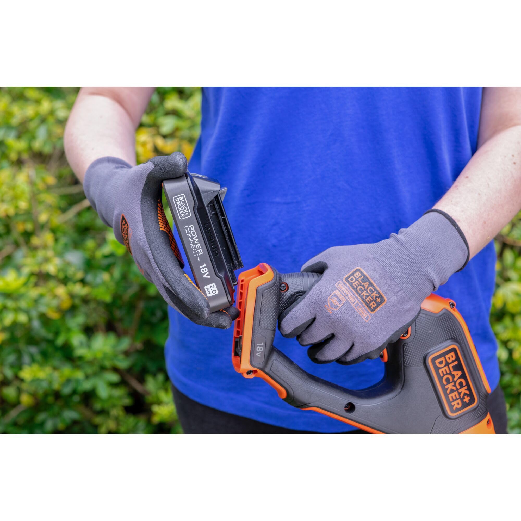 BLACK+DECKER BCST918D1 akumulatorowa podkaszarka do trawy 18 V (szerokość cięcia 28 cm, przedłużka żyłki AFS Reflex, regulowany uchwyt dwuręczny, z kołem prowadzącym, w zestawie: akumulator i