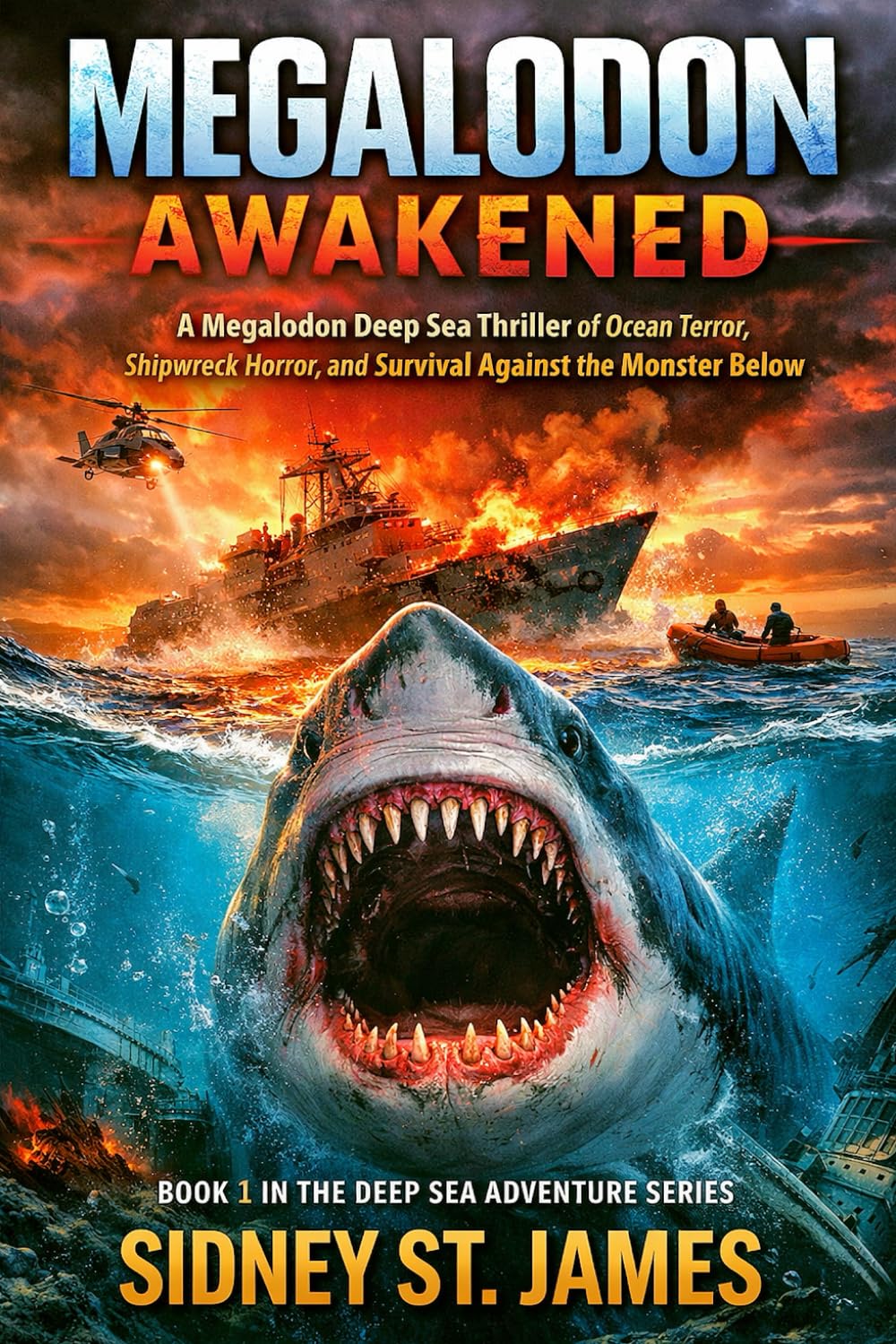 Megalodon Awakened: A Megalodon Deep Sea Thriller of Ocean Terror, Shipwreck Horror, and Survival Against the Monster Below (The Deep Sea Adventure Series)