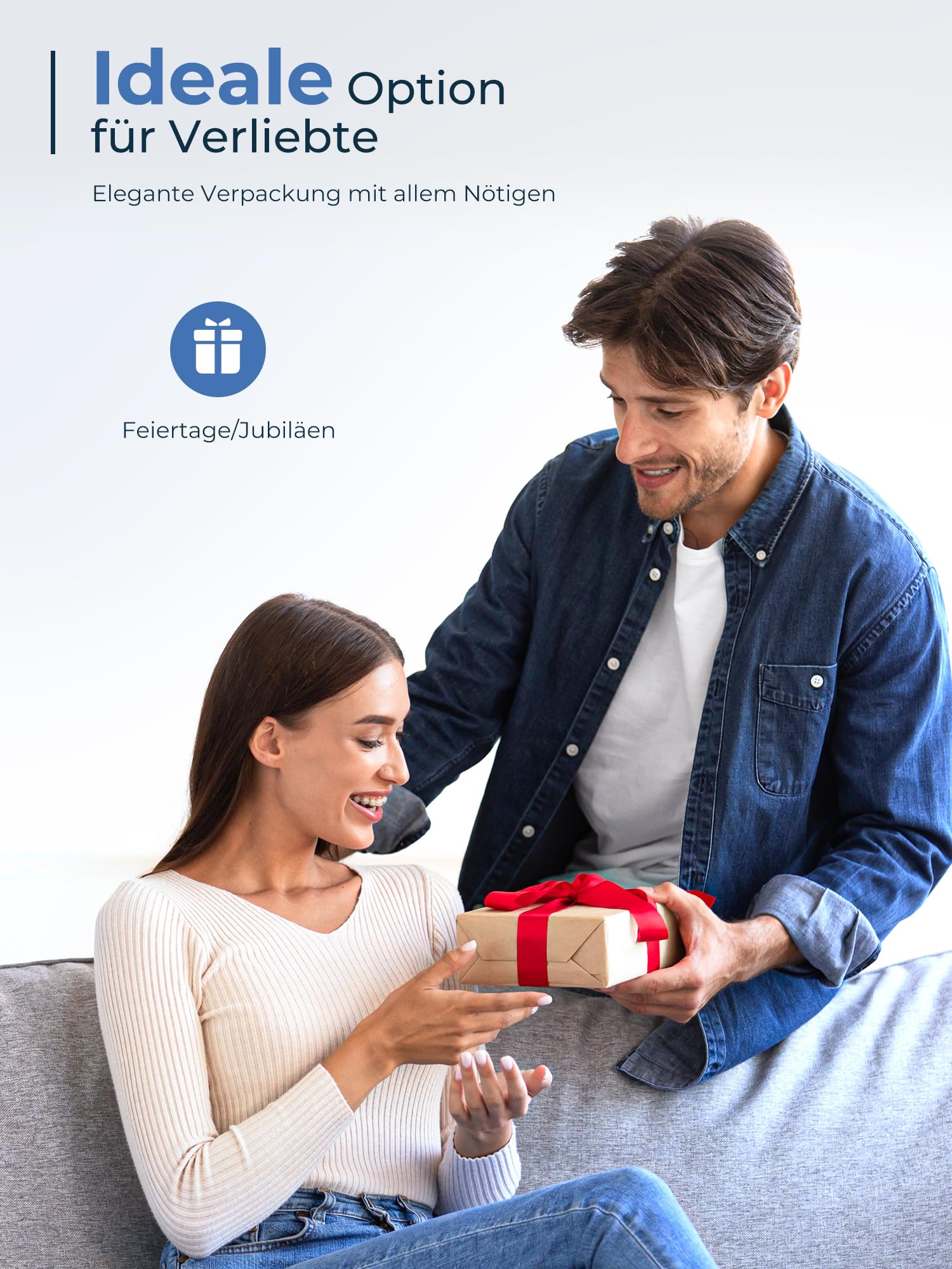 Geräte Haarentfernung mit 8℃ Kühlsystem, Schmerzfreie Haarentfernung Zuhause, 9 Energiestufen 21J für Damen Herren, Gesich Achseln Bikini Beine Körper, Hellblau