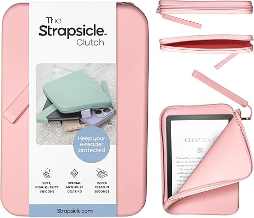 Miniatura 11 de Strapsicle Funda de silicona para Kindle y lectores electrónicos – Bolso multiusos para teléfono, billetera y llaves – Se ajusta a Paperwhite 2024