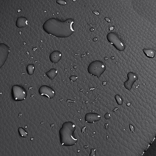 Miniatura 162 de Yaheetech Juego de 2 taburetes de bar ajustables de piel sintética, taburetes de mostrador modernos con respaldo y reposapiés, taburetes de bar