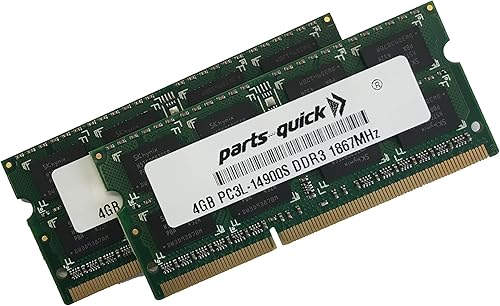 Kit de memoria de 8 GB (2 x 4 GB) para Apple iMac finales de 2015 de 27 pulgadas 1867 MHz compatible con DDR3 SO-DIMM